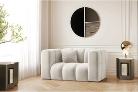 Fotel Grand, tkanina Salvador, Jasnoszary