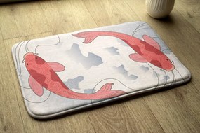 Dywanik łazienkowy antypoślizgowy Dywanik łazienkowy antypoślizgowy Rybki Karpie