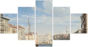 Obraz - Richard Parkes Bonington, The Grand Canal, reprodukcje (125x70 cm)