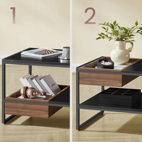 Stolik konferencyjny E1081 BK, czarny