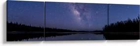 Obraz nocnego nieba (170x50 cm)