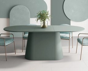 Rozkładany pastelowy owalny stół Capitolo Hubertus