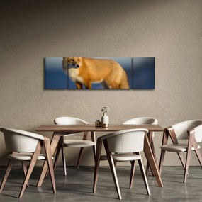 Obraz - Lis na śniegu (170x50 cm)