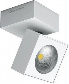 Kinkiet LED Rubyc Tricolore 14W, regulowany, kwadratowy, biały