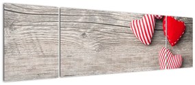 Obraz - Serca (170x50 cm)