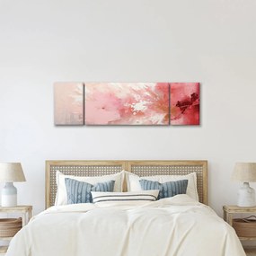 Obraz - Różowa abstrakcja (170x50 cm)