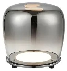 Szklana okrągła lampa stołowa - V045 G1-S67