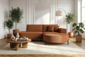 Narożnik Parma Studio Hills, tkanina Poso, prawy, pomarańczowy (40)