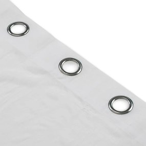 Homede Firana Kresz Eyelets silver, biały, 140 x 160 cm, 140 x 160 cm