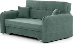 PROMOCJA Rozkładana 2-osobowa sofa LAINE, zielona II jakość