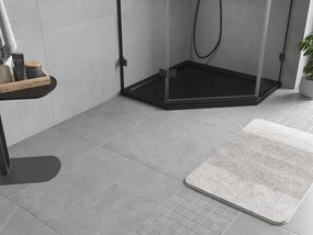 Mexen Flow brodzik pięciokątny slim 90 x 90 cm, czarny mat - 46P709090