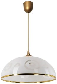 Biało-złota lampa wisząca do kuchni - EXX89-Insa