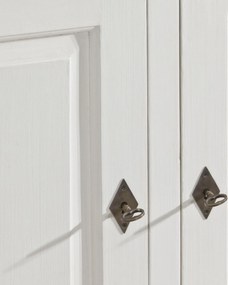Komoda Brighton 3 szuflady  + 2 drzwi white