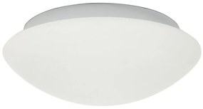Biała lampa sufitowa ze szklanym kloszem ø 40 cm Nina – Candellux Lighting