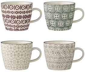 Zestaw 4 kubków ceramicznych Bloomingville Karine Mugs