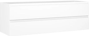 Mexen Orio szafka łazienkowa podumywalkowa 140 cm, 2 szuflady, biała mat - 91A10-14047-2-BFF01