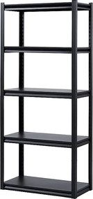 Metalowe Regały Garażowe SucceBuy 41 cm G x 81 cm W x 183 cm W 5-Poziomowe Regały Garażowe