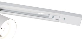Nowoczesny system szynowy z 5 białymi reflektorami 1-fazowymi GU10 70mm - Iconic Jeana Luxe Nowoczesny Oswietlenie wewnetrzne
