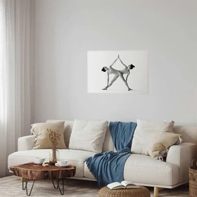 Plakat Joga 42x29,7 cm bez ramy z marginesem ARTGEIST B