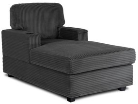 Fotel Wypoczynkowy Sofa NEO Szary Sztruksowy Nowoczesny