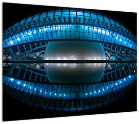 Obraz na szkle - stadion piłkarski (70x50 cm)