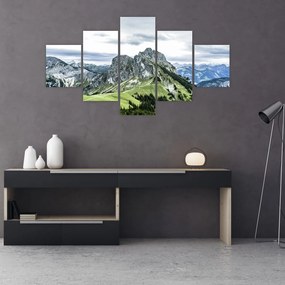 Obraz - Szczyty górskie (125x70 cm)