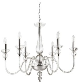 Ideal Lux - Żyrandol na łańcuchu DOGE 6xE14/40W/230V śr. 75 cm chrom błyszczący