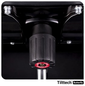 Materiałowy fotel gamingowy Diablo X-Player 2.0 King Size, karmazynowo-antracytowy