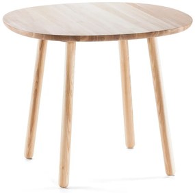 Stół z litego drewna EMKO Naïve, ⌀ 90 cm