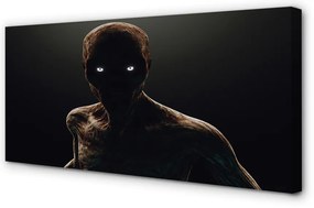 Obraz drukowany na płótnie Łysa Straszna Postać