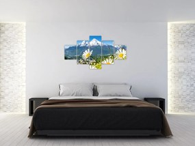 Obraz - Wiosna w Alpach (125x70 cm)