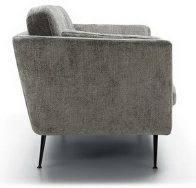 Szara aksamitna sofa 220 cm Mynta – Sits
