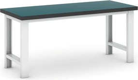 Profesjonalny Stół warsztatowy G8 500, zielony blat, długość 1800 mm