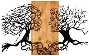 Drewniano-metalowa dekoracja ścienna 92x58 cm Tutku – Wallity