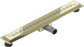 Mexen Flat M18 odpływ liniowy 60 cm, złoty - 1523060-15