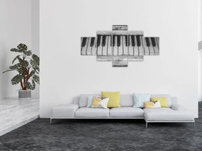 Obraz starego fortepianu (125x70 cm)
