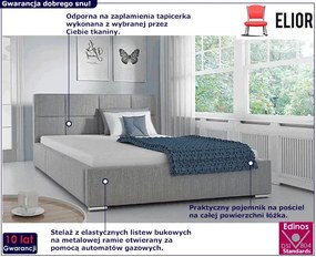 Łóżko tapicerowane Caner 160x200 - 44 kolory