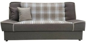 Mela - Wersalka z funkcją spania i pojemnikiem - brązowa