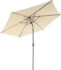 Parasol składany 2,9 m - beżowy