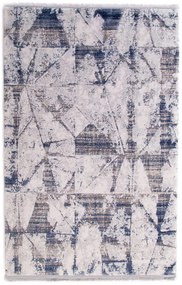 Dywan akrylowy Experience Marmur szaro-niebieski  80 cm x 150 cm