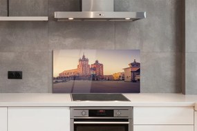 Panel Szklany Kraków Kościół wschód słońca
