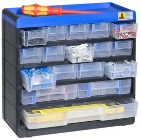 Plastikowa walizka na drobne elementy VarioPlus Pro 29/35, 17 szufladek