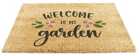 Wycieraczka z włókna kokosowego 60x90 cm Welcome to My Garden – Artsy Doormats