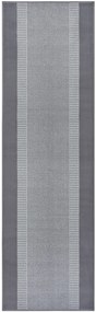 Dywan nowoczesny Basic jasny szary chodnik 80 cm x 250 cm