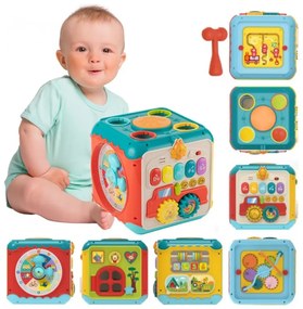 Woopie baby wielofunkcyjna kostka aktywności montessori 6w1 - 18m+