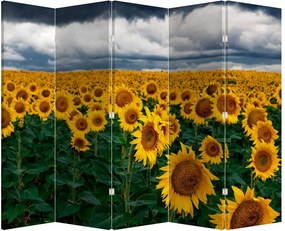 Parawan - Pole słoneczników (210x170 cm)