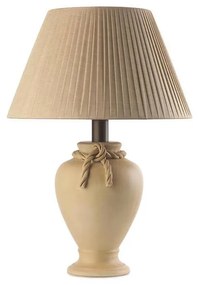 ONLI - Lampa stołowa TRECCIA 1xE27/22W/230V 65 cm beżowa