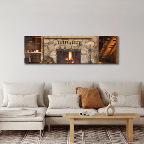 Obraz kominka (170x50 cm)