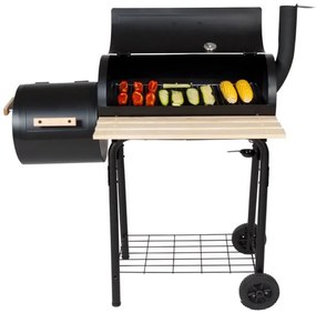 Grill węglowy lokomotywa z wędzarnią 104 x 58 x 115 cm PATIO