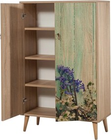 Szafka Mega Sonoma Oak Flowers I